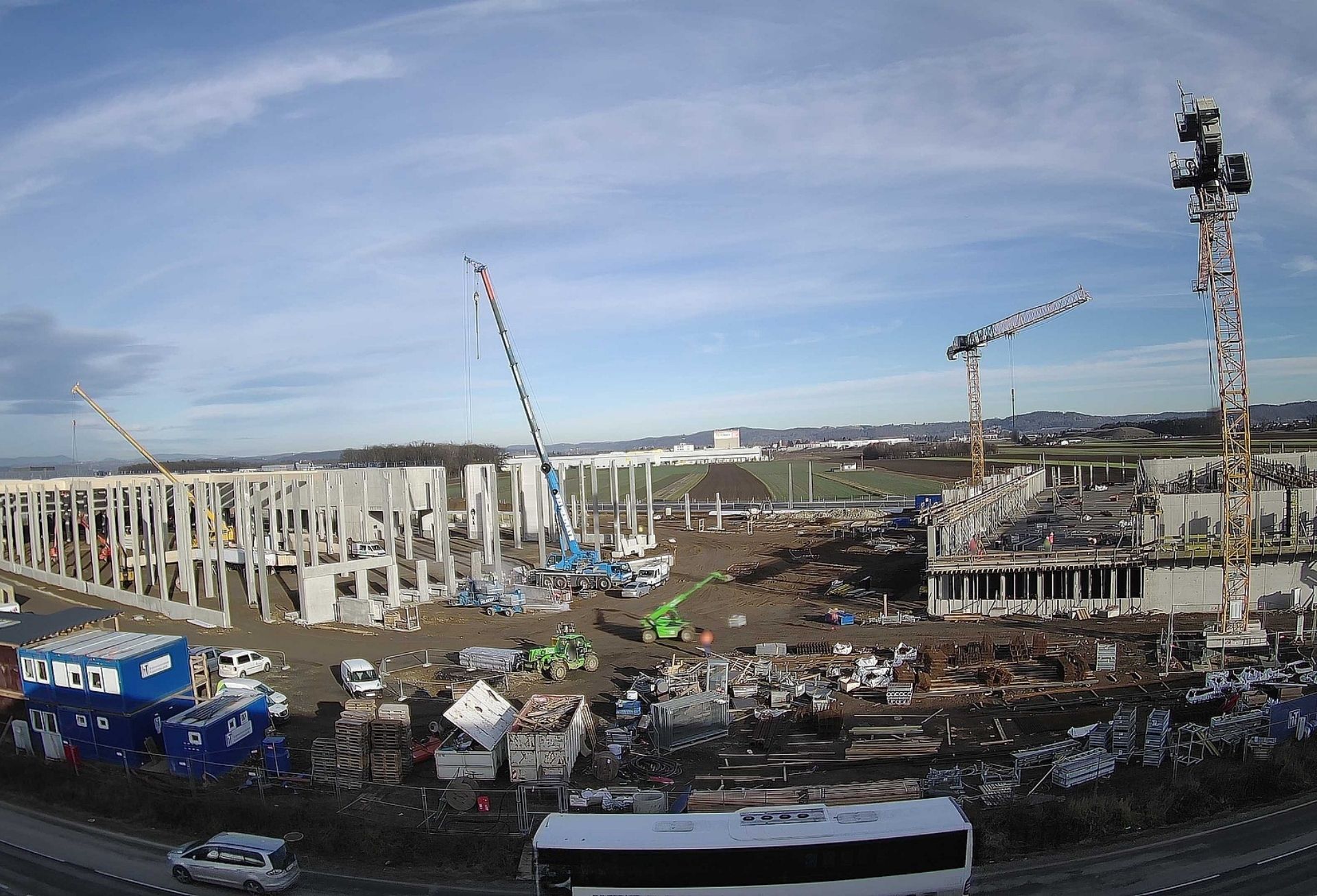 bm romar pobjektueberwachung baustelle logistikhalle